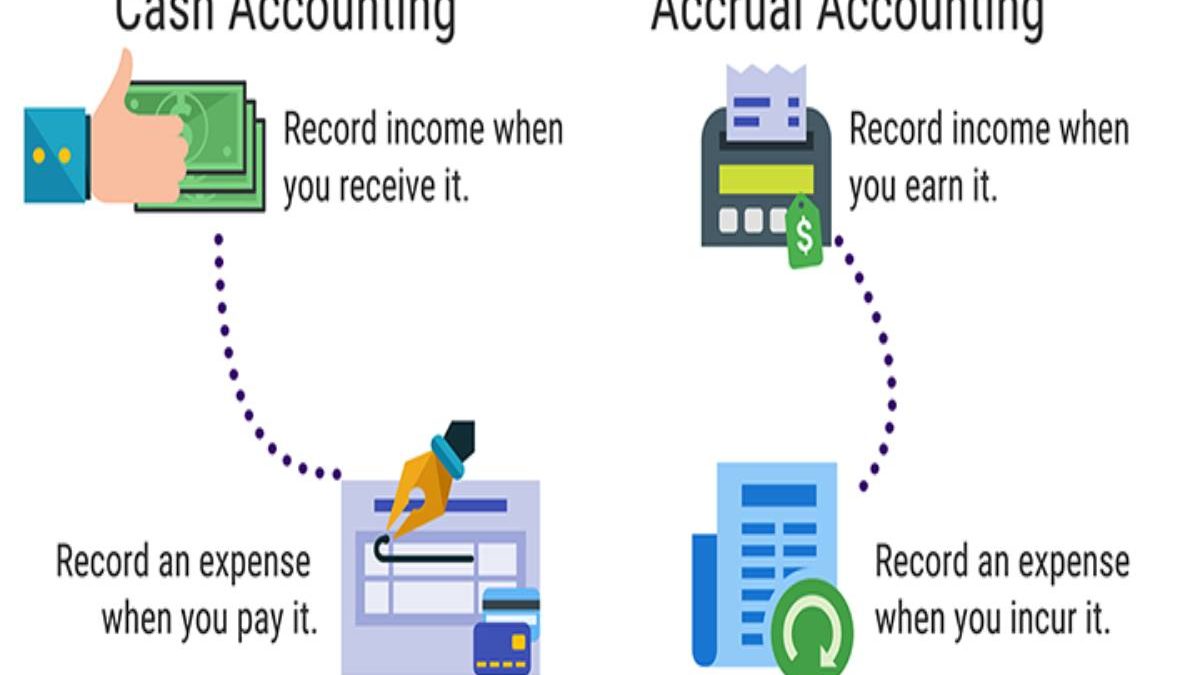 What are the differences between Cash and Accrual?