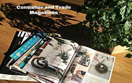 consumer and trade magazines