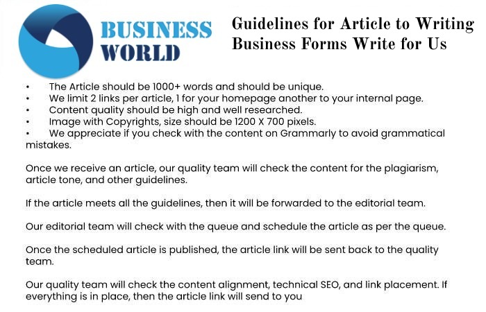 Business Forms guide
