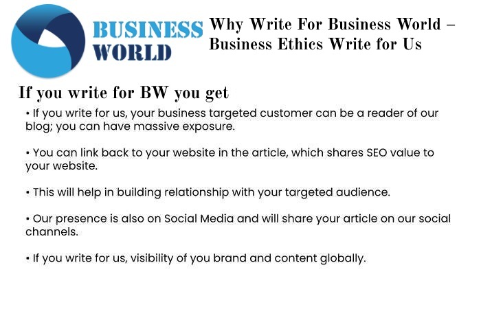 Business ethics write