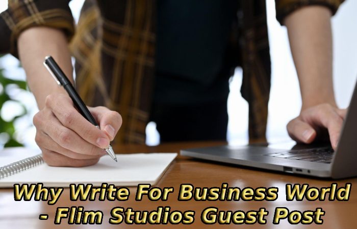 Why Write For Business World - Flim Studios Guest Post