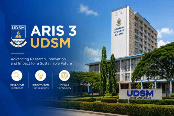 ARIS 3 UDSM login page for University of Dar es Salaam students