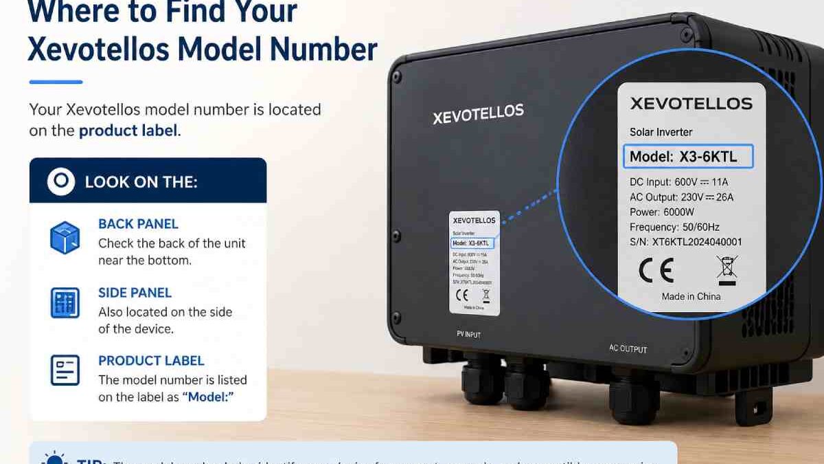 Where to Find Xevotellos Model Number: Every Location, Explained Simply
