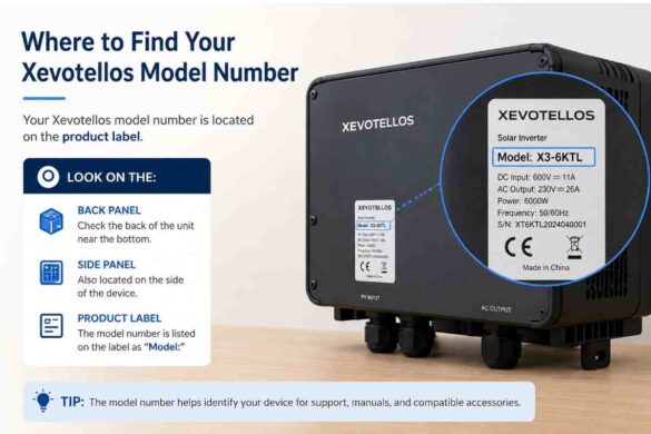 where to find xevotellos model number