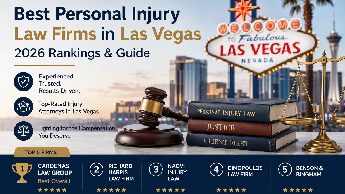 Best Personal Injury Law Firms in Las Vegas (2026): Top Attorneys Ranked & Reviewed