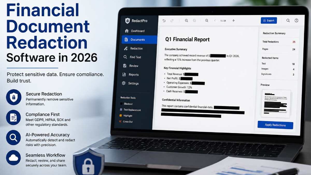 The Best Financial Document Redaction Software in 2026