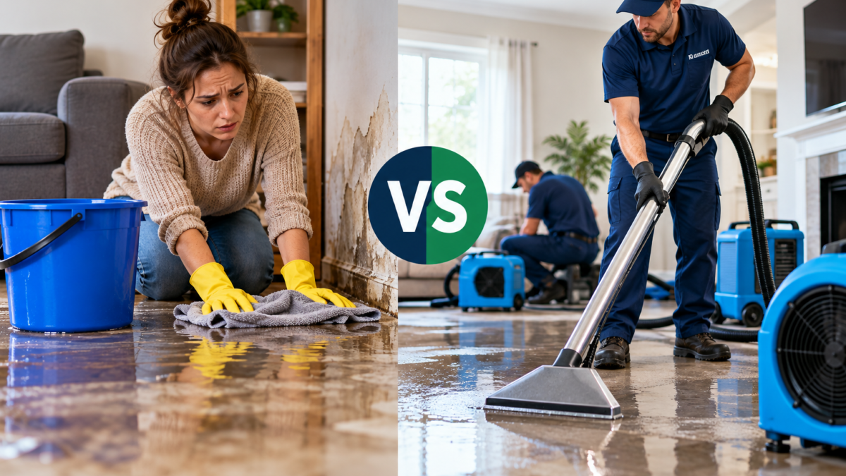 DIY Water Removal vs Professional Water Remediation Service: Which Option Saves You More?